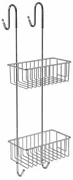 AQUALINE 37007 Chrom line polica do sprchy závesná, 22 x 70 x 20 cm, strieborná