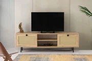 TV stolík/skrinka Bego 1 (Dub + Čierna). Akcia -19%. Vlastná spoľahlivá doprava až k Vám domov. 1072300