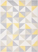 Koberec Agnella Funky Top Super Trojuholníky svetlosivý