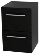 Mereo Bino, kúpeľňová skrinka spodná 50 cm, Multidecor, Čierna Supermat, MER-CN694CIPM