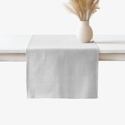 Goldea behúň na stôl z ľanovej zmesi - sivý 20x120 cm