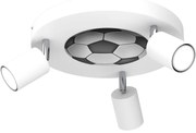 Luminex Detské bodové svietidlo FUN 3xGU10/8W/230V biela/lopta LU9364