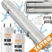 SADA Hermetická LED lampa 60cm 18W 2880lm 6500K + 2x Žiarivka do garáže