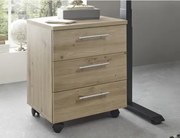 Úložný kontajner na kolieskach Ben, dub artisan%