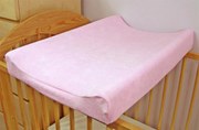 Jersey poťah na prebaľovaciu podložku 60cm x 80cm - ružový