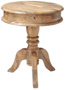 furniture-nabytek.cz - Konferenčný stolík masív okrúhly z dreva mango 50x60x50