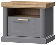 Nočný stolík Tara ns1/ta graphite/pacific walnut