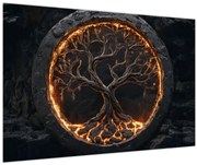 Obraz – Strom života v láve I. (90x60 cm)