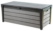 Záhradný plastový úložný box Brushwood Storage 455 l, sivý