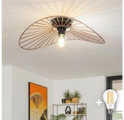 Brilagi - LED Prisadený luster CERIA WIRE 1xE27/40W/230V 40x56 cm bronz