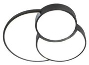 LED Stmievateľné stropné svietidlo LED/60W/230V 3000-6500K čierna + diaľkové ovládanie