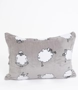 Obliečka na vankúš mikroplyš Exclusive 50 × 70 cm - Ovečky morning yoga šedé