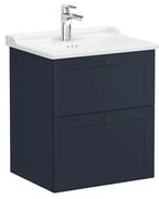 Kúpeľňová skrinka s umývadlom VitrA Root 60x67x46 cm modrá mat ROOTC60BINTC