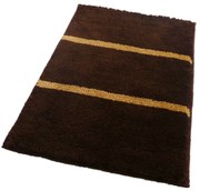 ROUTNER Kúpeľňová predložka IRSINA Hnedá 10510 - Hnedá / 60 x 100 cm 10510
