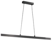 Čierne LED stmievateľné závesné svietidlo Stripe – Fischer &amp; Honsel