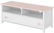TV stolík 1S Luna LN-13 biely/ružové
