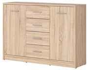 Komoda BRW Nepo Plus 6 (dub sonoma) . Vlastná spoľahlivá doprava až k Vám domov. 1098301