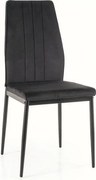 SI Stolička Atom Velvet čierna
