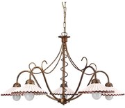 ONLI - Luster na reťazi ROSINA 5xE14/6W/230V