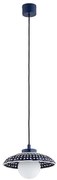 Argon 8948 - Závesné svietidlo na lanku BOLL 1xG9/6W/230V modrá