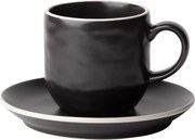 Kávový set 12 ks — Elements Yin & Yang black - W0225
