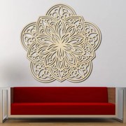 Čarovná mandala na stenu - ILIZIA: Prírodná preglejka - Topoľ natural Rozmer 20 cm 3859-41611 PR0253 HEU+