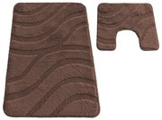 Sada kúpeľňových koberčekov Montana Symphony Brown