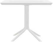 Stôl Lenval 80x80 cm - biela