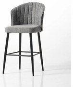 Súprava barových stoličiek Rubi Grey, 2 ks, 2 ks