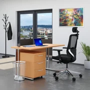 Zostava kancelárskeho nábytku Visio 1, 140 cm, buk