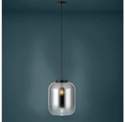 Eglo 39674 - Luster na lanku BULCIAGO 1xE27/40W/230V pr. 35 cm dymová