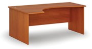Ergonomický kancelársky pracovný stôl PRIMO WOOD, 1800 x 1200 mm, ľavý, čerešňa