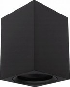 Stropné svietidlo GU10 LED, pohyblivé, výška 60x100 mm, SPOT, čierne