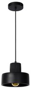 Lucide 20419/20/30 - Luster na lanku OPHELIA 1xE27/40W/230V pr. 20 cm čierna
