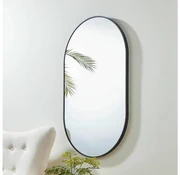 Eglo 425003 - Nástenné zrkadlo BANI 100x60 cm čierna EG425003