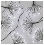 LED Vianočný reťaz 450xLED 8+3 m studená biela