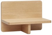 Polica v dekore duba v prírodnej farbe 35 cm Less – Hübsch