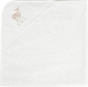 Novorodenecká osuška s kapucňou vanilka 80x80cm