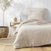 Krémové mušelínové obliečky na jednolôžko 140x200 cm Angelia – douceur d'intérieur