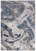 Kusový koberec Eris Marbled Navy, 120x170, modrá, kancelária, Flair Rugs