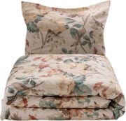 Obliečky zo zmesi bavlny a ľanu Rose, 160 x 200 cm, 2 ks 70 x 80 cm