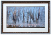 Šilha Václav - Plaměňáci v mlze | 89.4x60.3