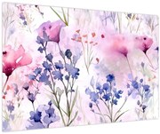 Obraz - Akvarelová lúka (90x60 cm)