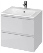 Cersanit Moduo, umývadlová skrinka + umývadlo  60cm, šedá, S801-313-DSM