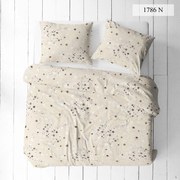 KREPOVÉ OBLIEČKY KORALOVE 140X200 CM, 1KS 70X80 CM KVETY