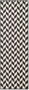 Ted Baker, Kusový koberec Ted Baker Haringey 106378 Black White, 80x200, čiernobiela, chodba / predsieň