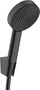 Hansgrohe Pulsify S, súprava so sprchovým držiakom 105 1jet so sprchovou hadicou 1250 mm, matná čierna, HAN-24301670