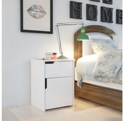Nočný stolík ASRA 60x45 cm biela