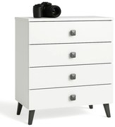 Komoda MOBI K-04 bílá/černá