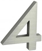 VÝPREDAJ Domové čísla RICHTER 3D (HLINÍK) - číslo 8, 8, Richter strieborný